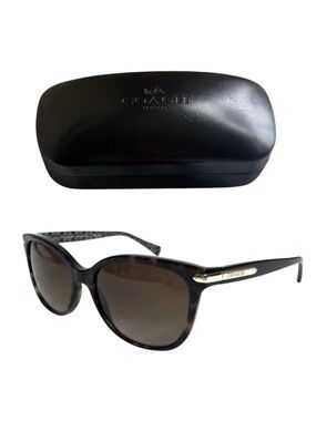 Coach Sunglasses HC8132 L109 529113 Dark Tortoise Cat Eye Frames